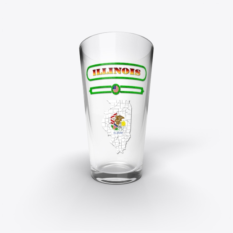 ILLINOIS MAP, ILLINOIS. SAMER BRASIL