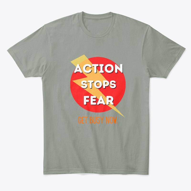 Action Stops Fear -Red-