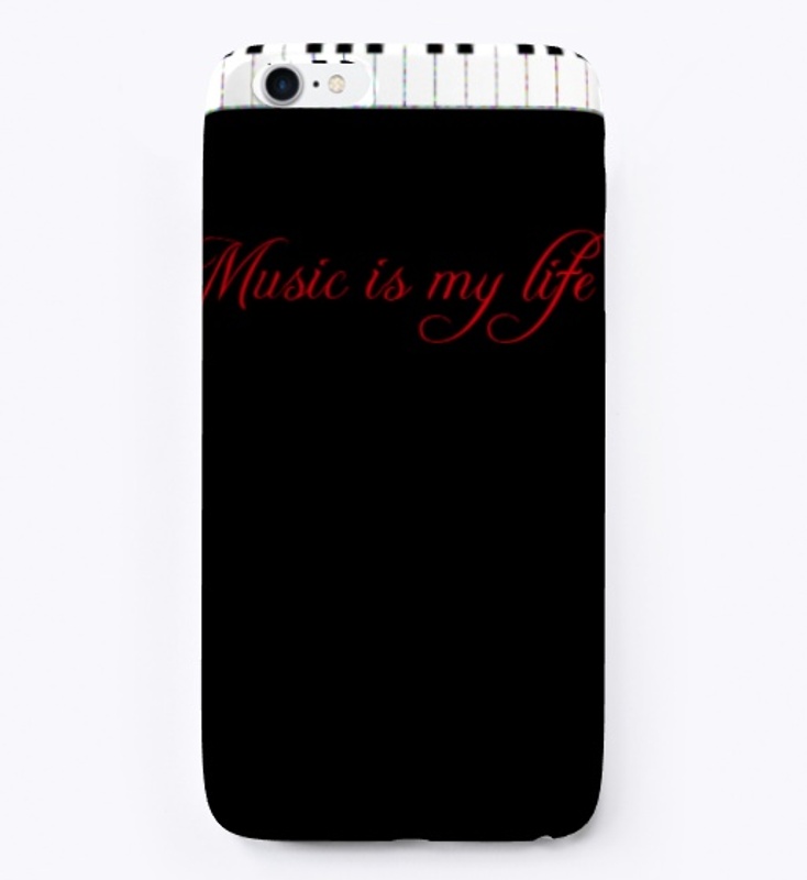 music is my life (piano, words in red)