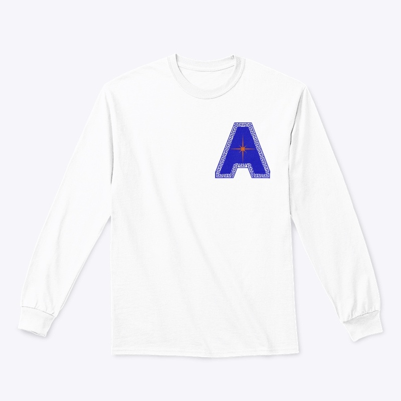 Orange Amblle Star A Long Sleeve Shirt