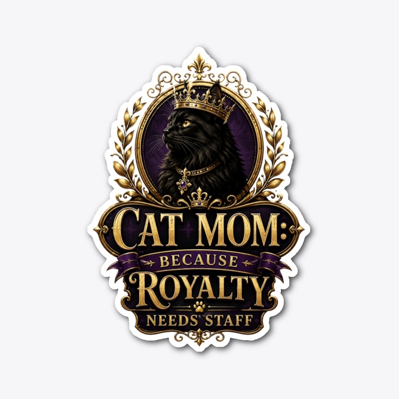 Royal Cat Mom Merch Set
