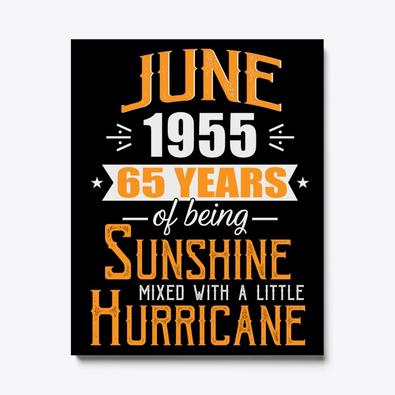 June 1955, 65 Years Anniversary Gift