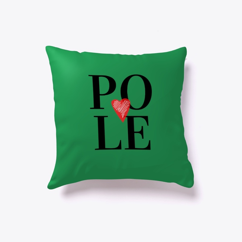 Pole LOVE ~  Red Heart Black  Design