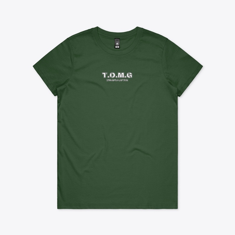 T.O.M.G Women T-Shirt/Crop (WHIT3 LOGO)
