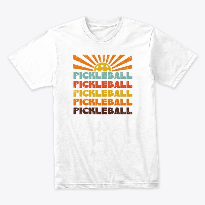 Colorful Pickleball