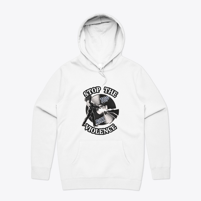 TOP RIZZ LOGO - STOP THE VIOLENCE