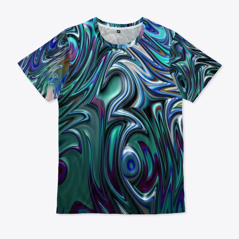 Blue Swirl Fractal