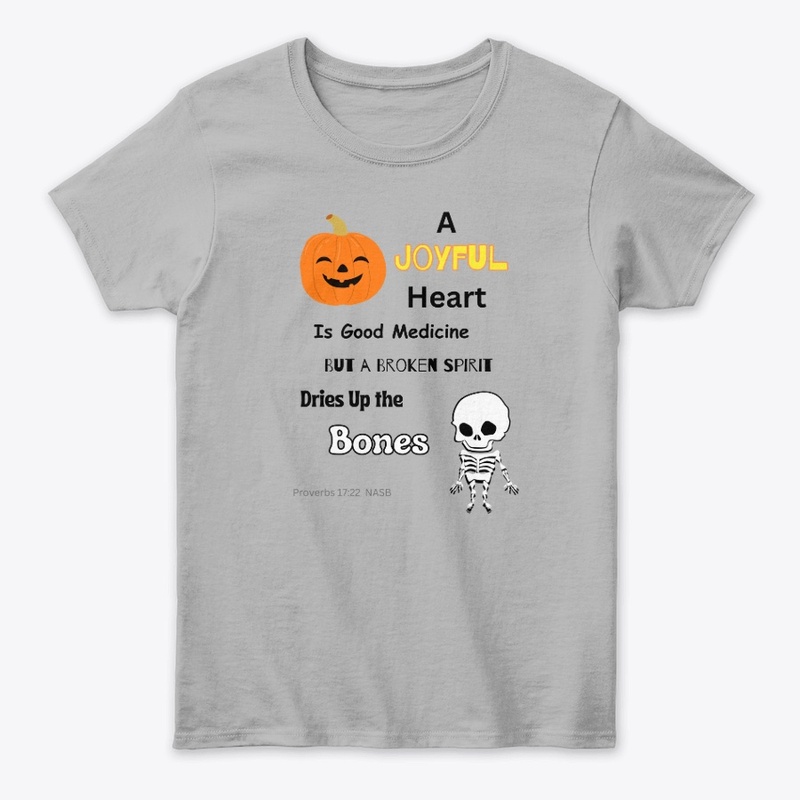 A Joyful Heart - for light color shirts