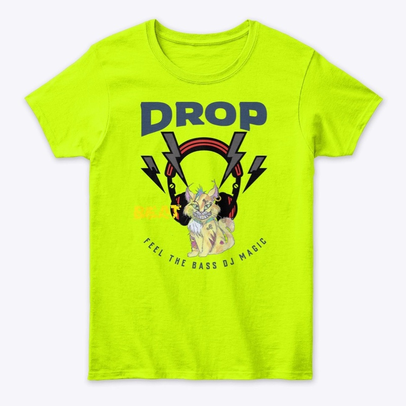 Drop the beat yellow cat