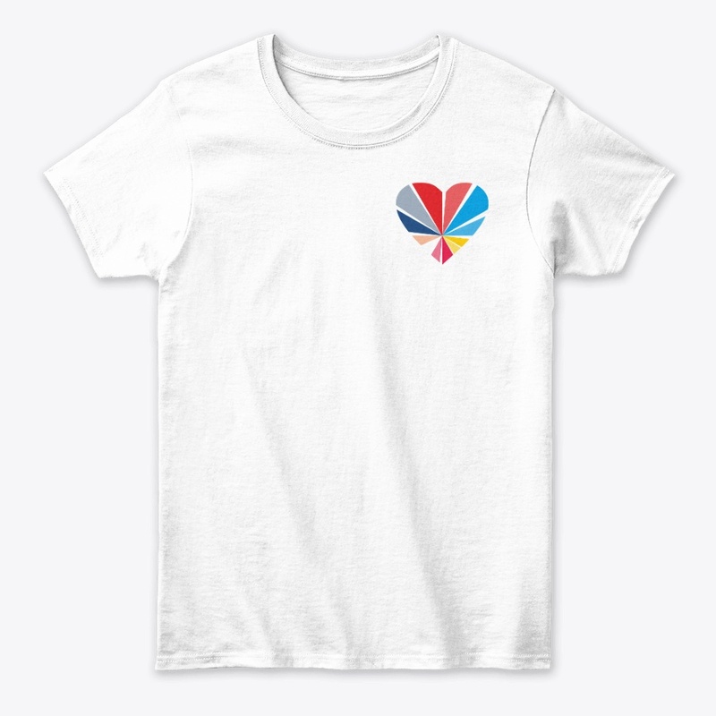 Rainbow Heart Teshirt