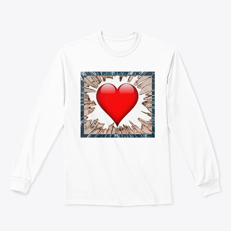 big heart red