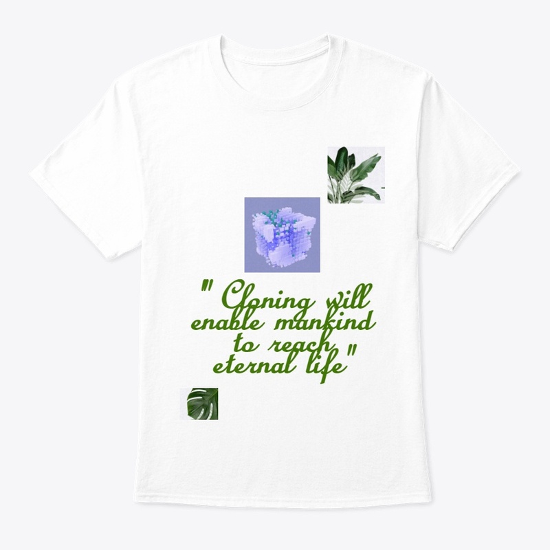 Cotton T-shirt with 3d graphics