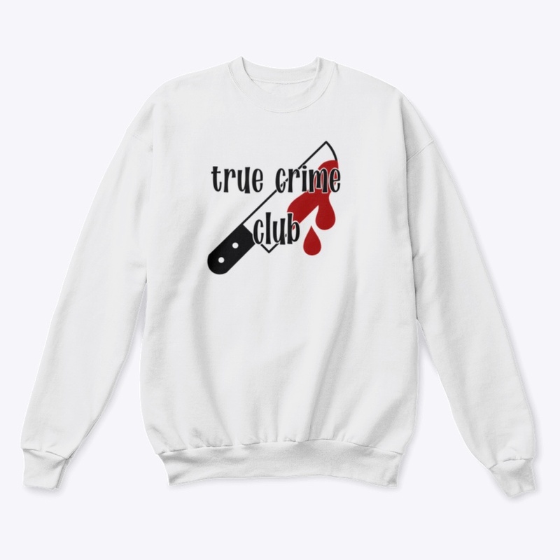 True Crime Club - black + red
