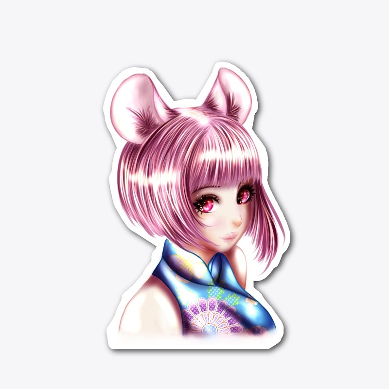 Cute anime Girl-mouse