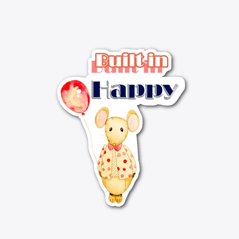 Built in happy-teddy bear