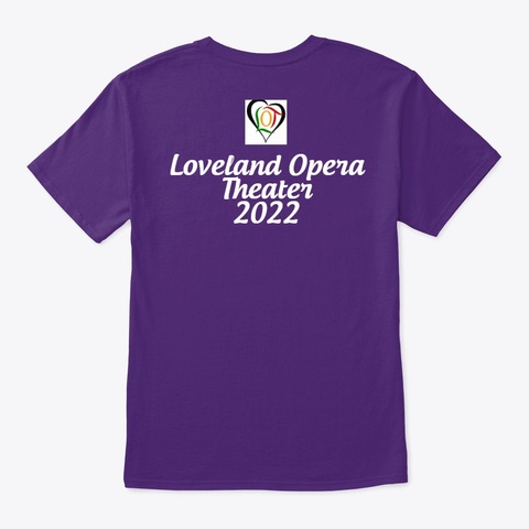Brigadoon 2022 Lot Production Shirt Purple T-Shirt Back