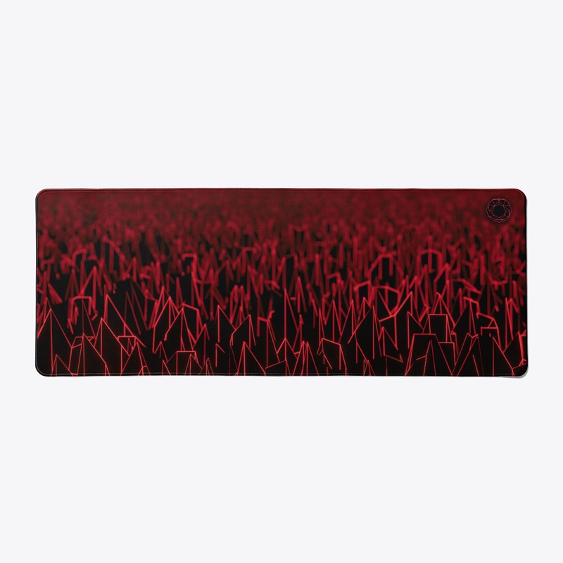 Red Spiky Vaporwave Field Full