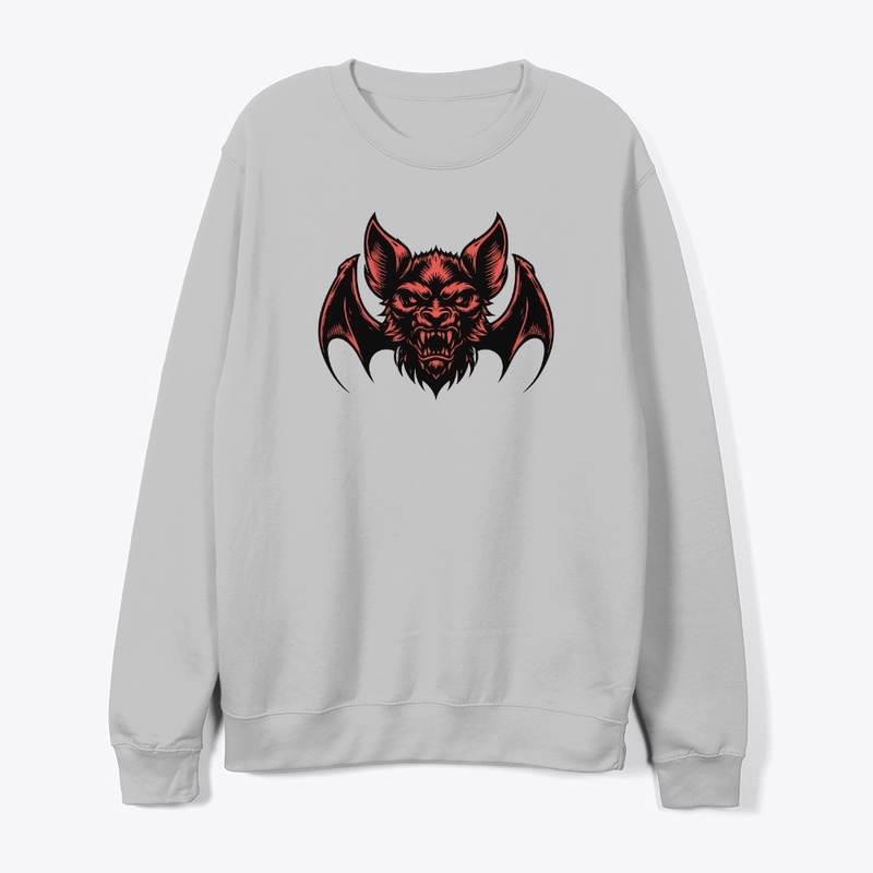 Intense Bat Illustration