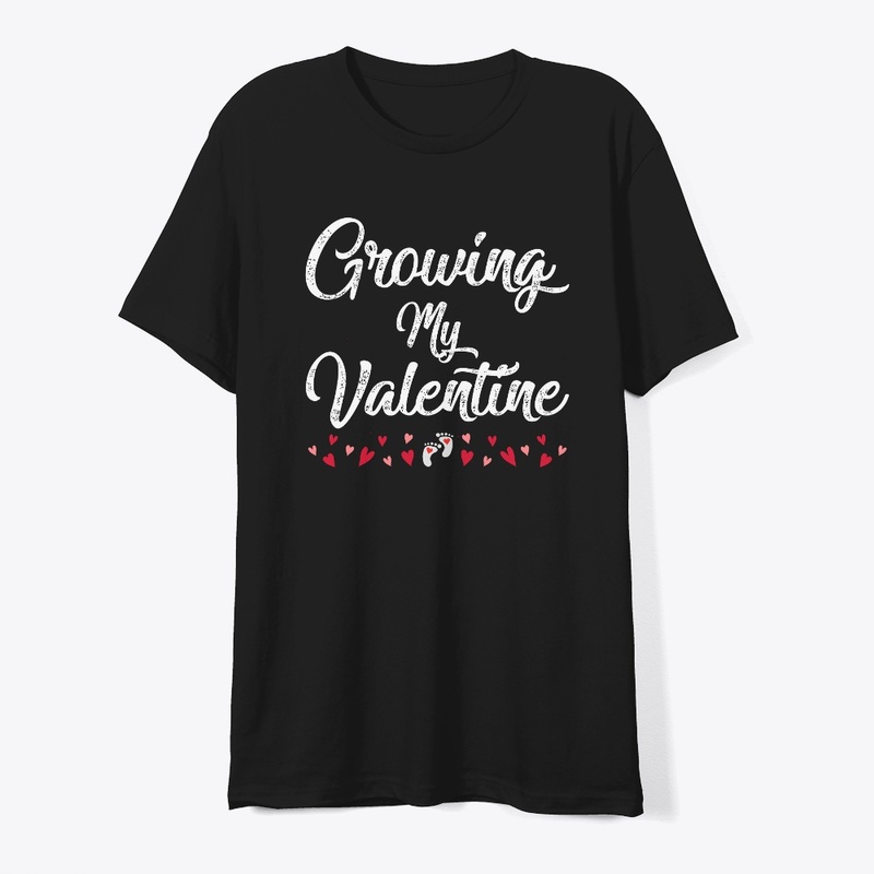 Adorable Valentine's Day Pregnancy Tee