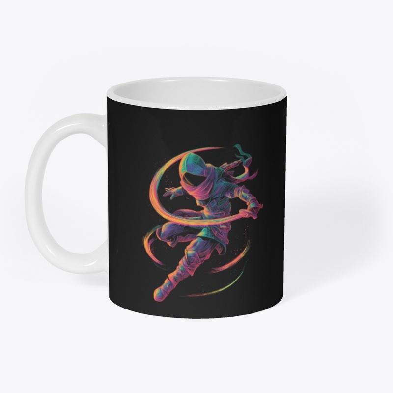 Runed Warrior with Rainbow Sword