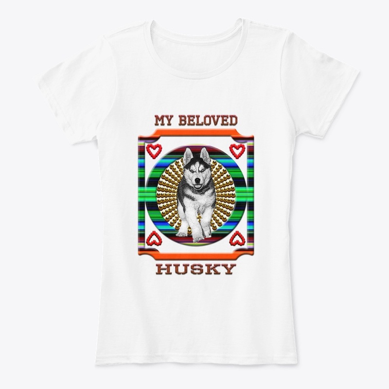 My beloved husky...t-shirt