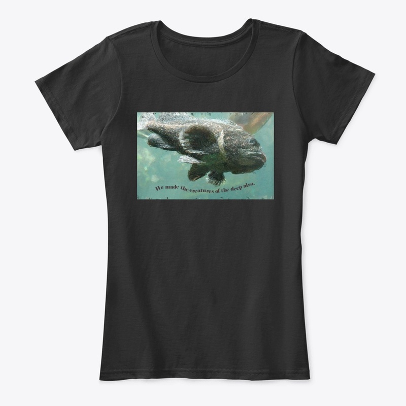 He made the creatures of the deep also