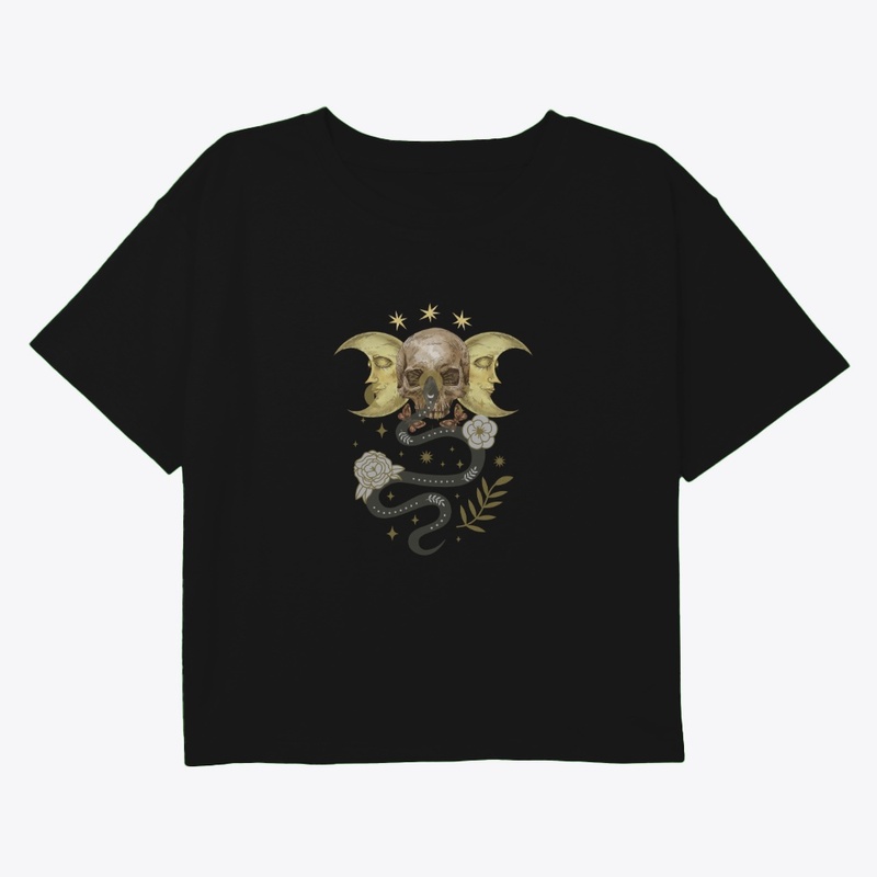 Vintage Mystical Skull