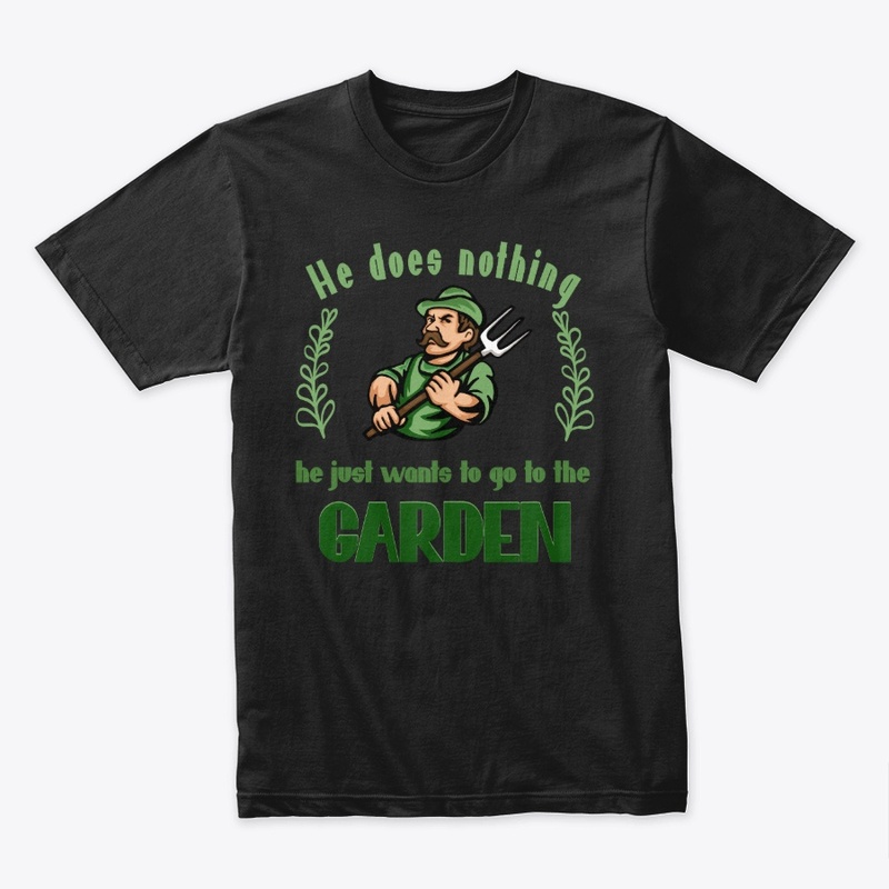 Gardener just wants to go to the garden.