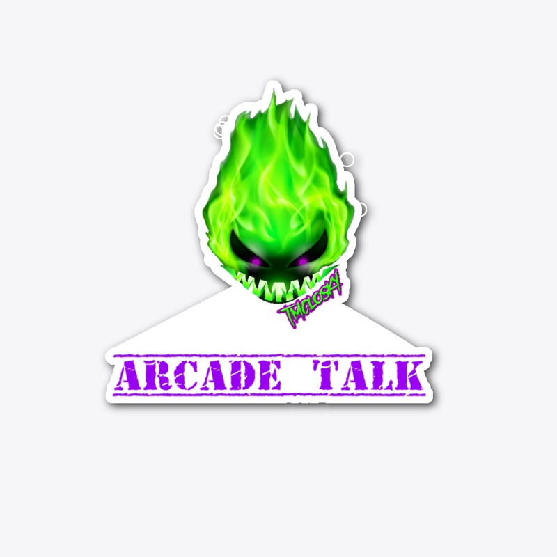 Arcade Talk With Purple Text