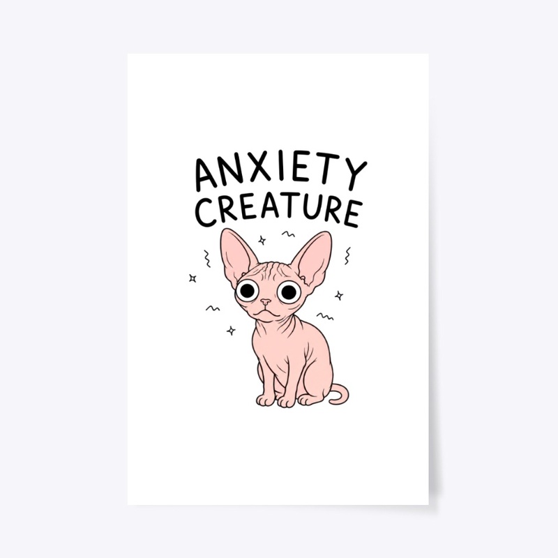 Anxiety Creature Sphynx Cat