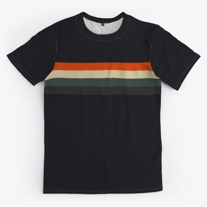 Dark Classic Retro Stripes