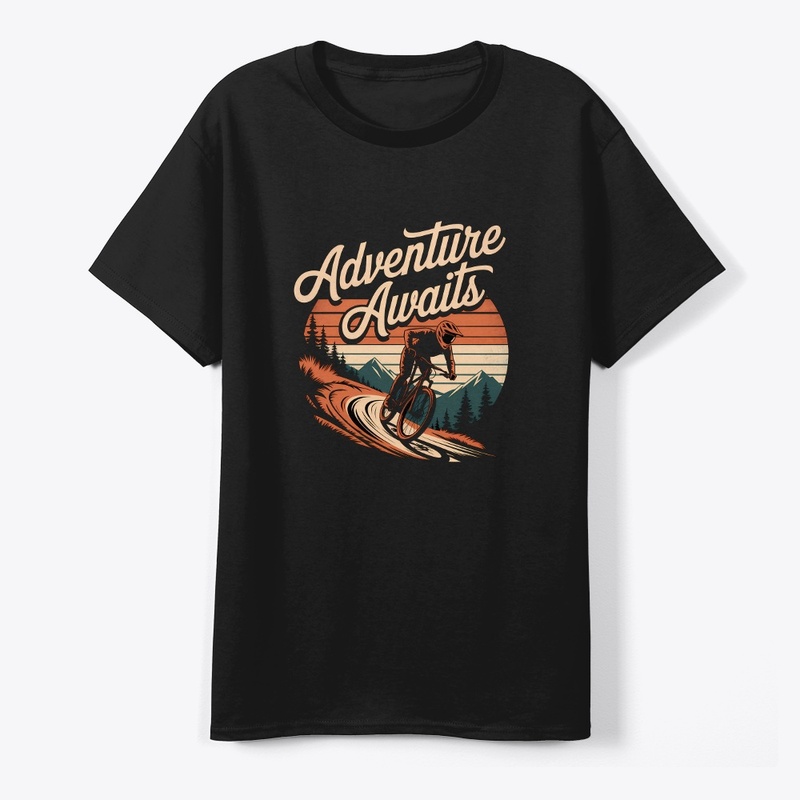  Mountain Biker Adventure Awaits Graphic