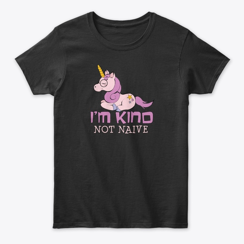 Kind Not Naive Teacher Unicorn  Glasses