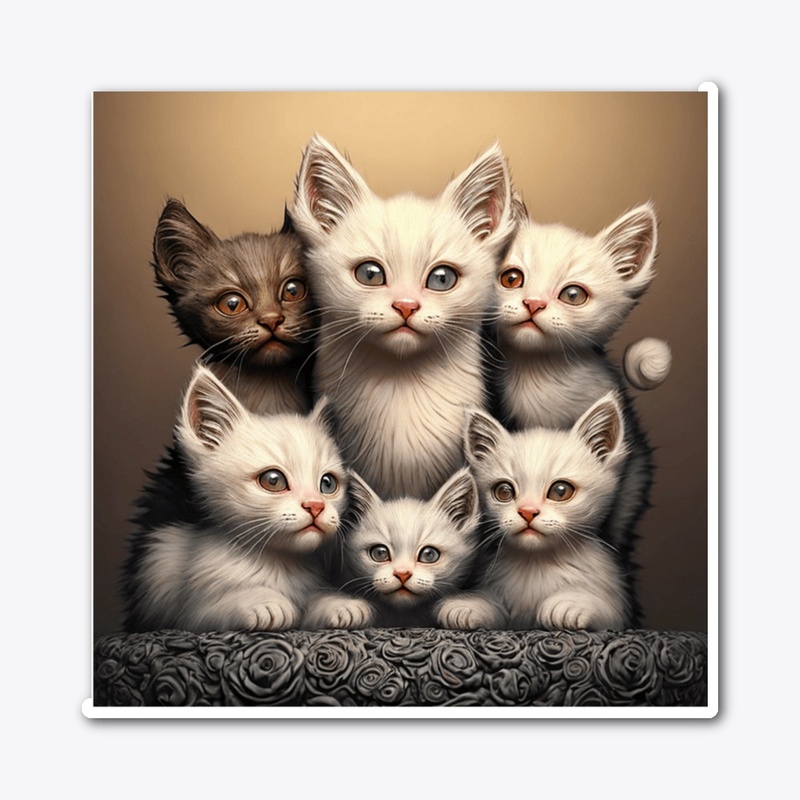 Charming Kittens: Whiskers and Paws