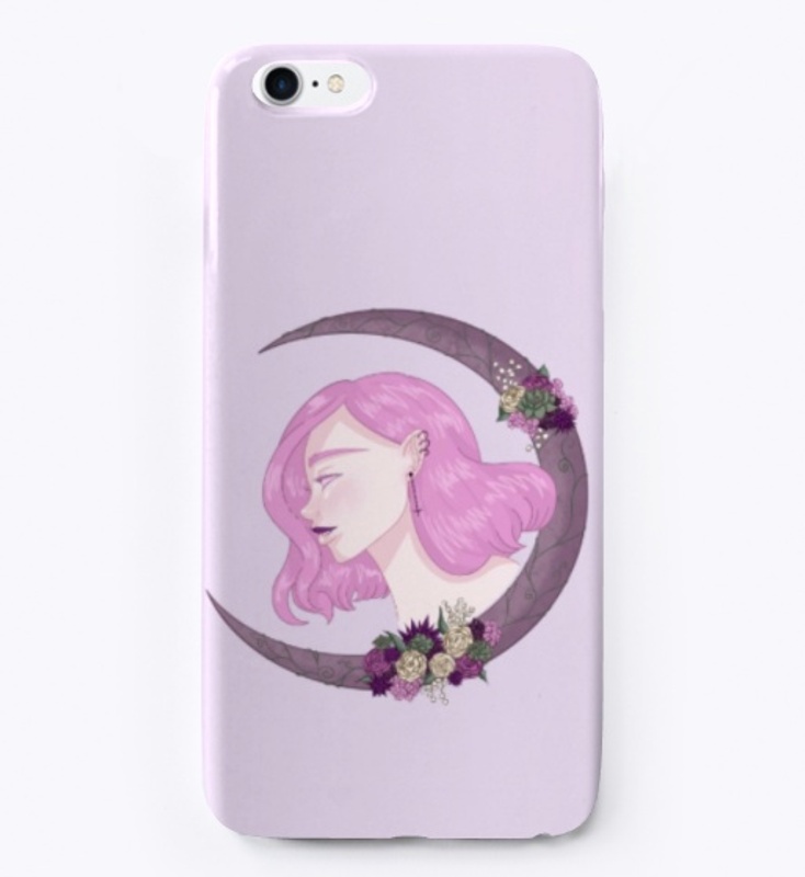 Pastel Goth Crescent Moon