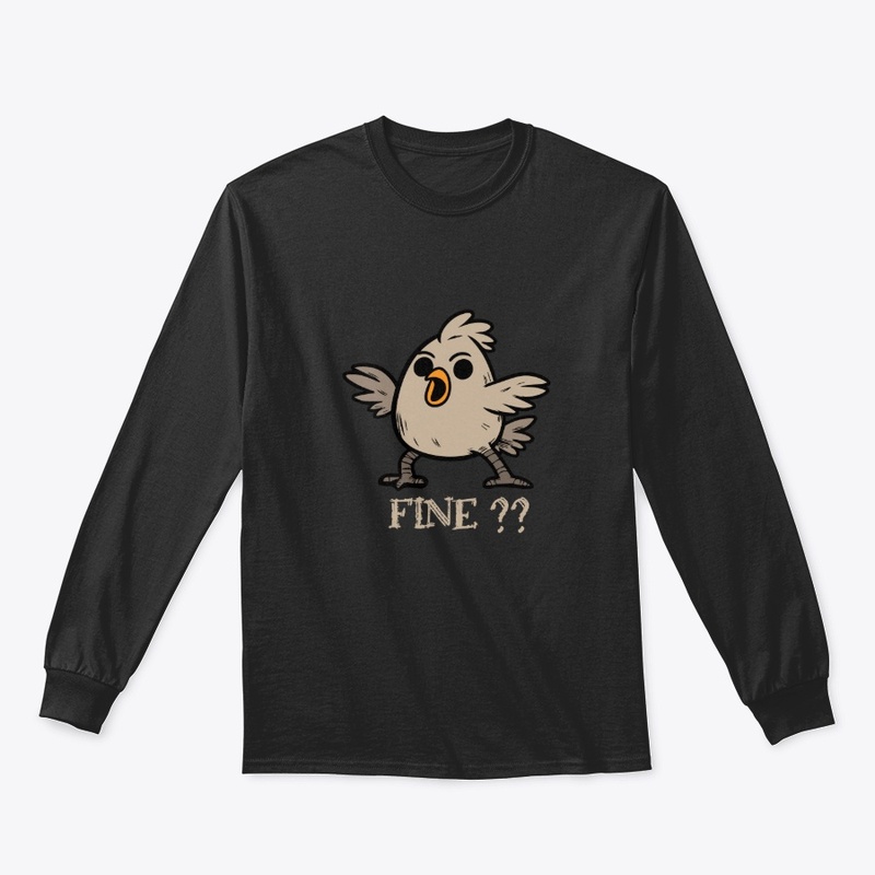 Flustered Chick Fine Meme