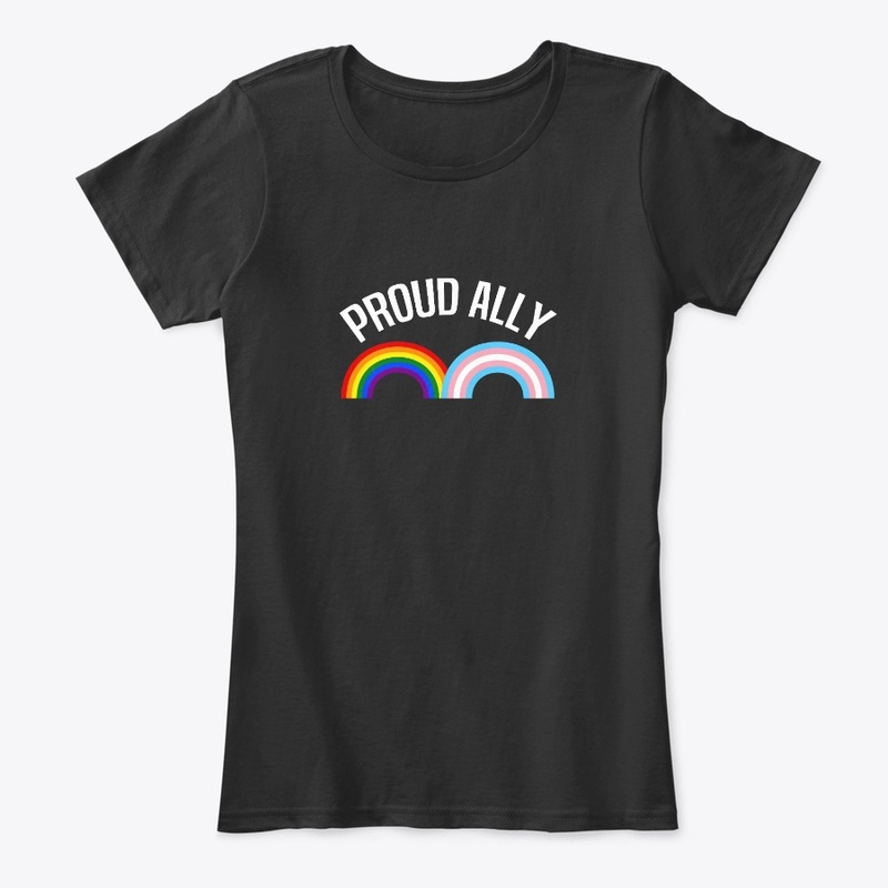 Proud Ally Gay Pride Rainbow LGBT Trans