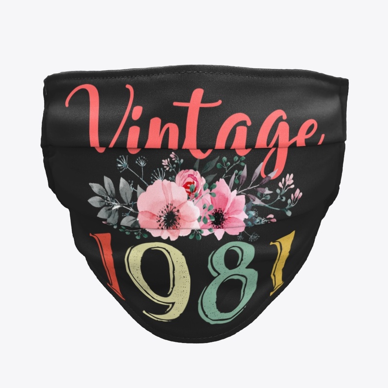 Vintage 1981 Floral 39th Birthday Gift