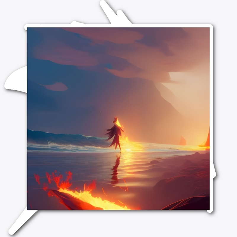 Fire over Ocean