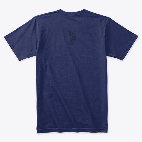 Dynasty And His Pal, Reptile Midnight Navy T-Shirt Back
