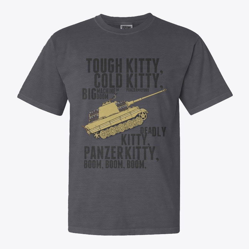 Tough Kitty Cold Kitty  Tiger II T-Shirt