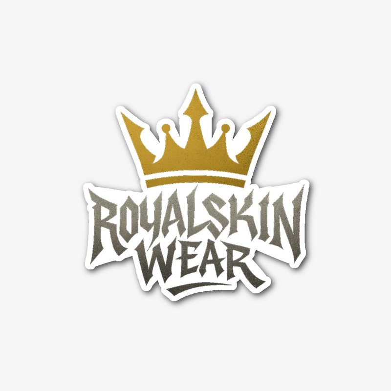  RoyalSkinWear logo die cut sticker
