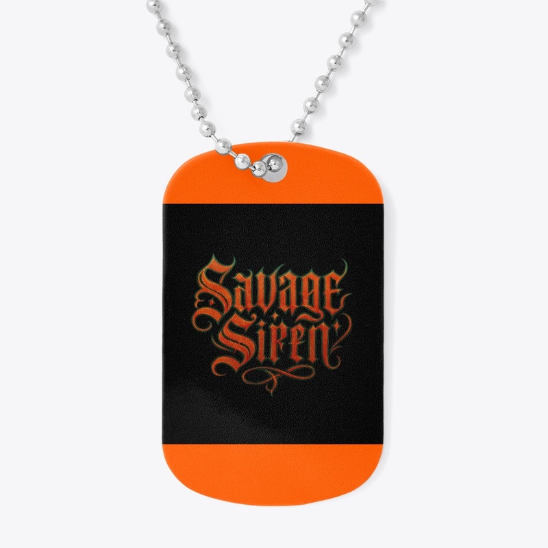 Green & Orange Savage Logo