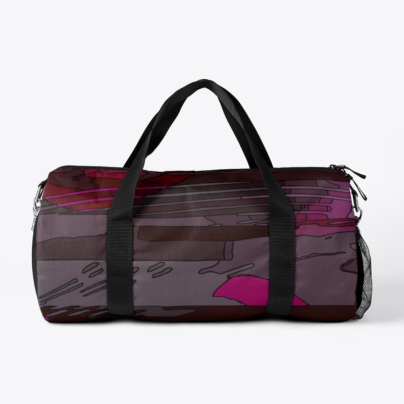 Pink Black Abstract Pattern