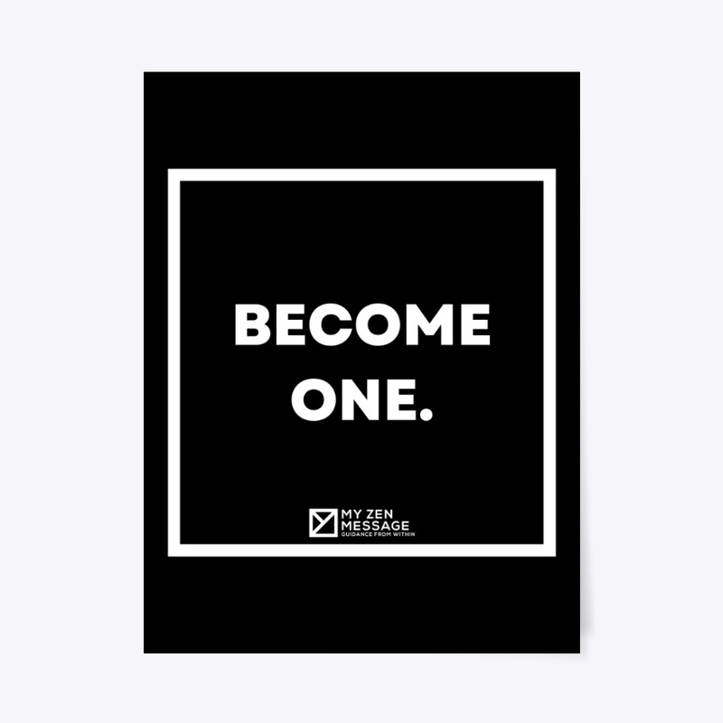 Become one.