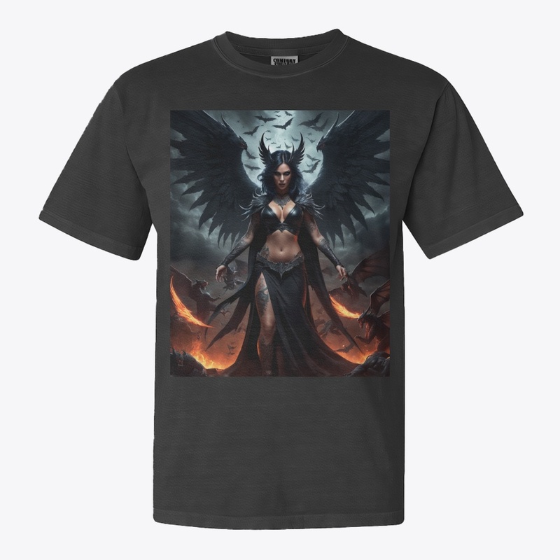 Fierce Winged Demoness Unleashed