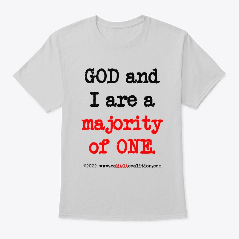 God and I are a majority of ONE