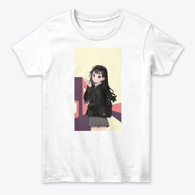 "College Girl Tee - Stylish & Chic"