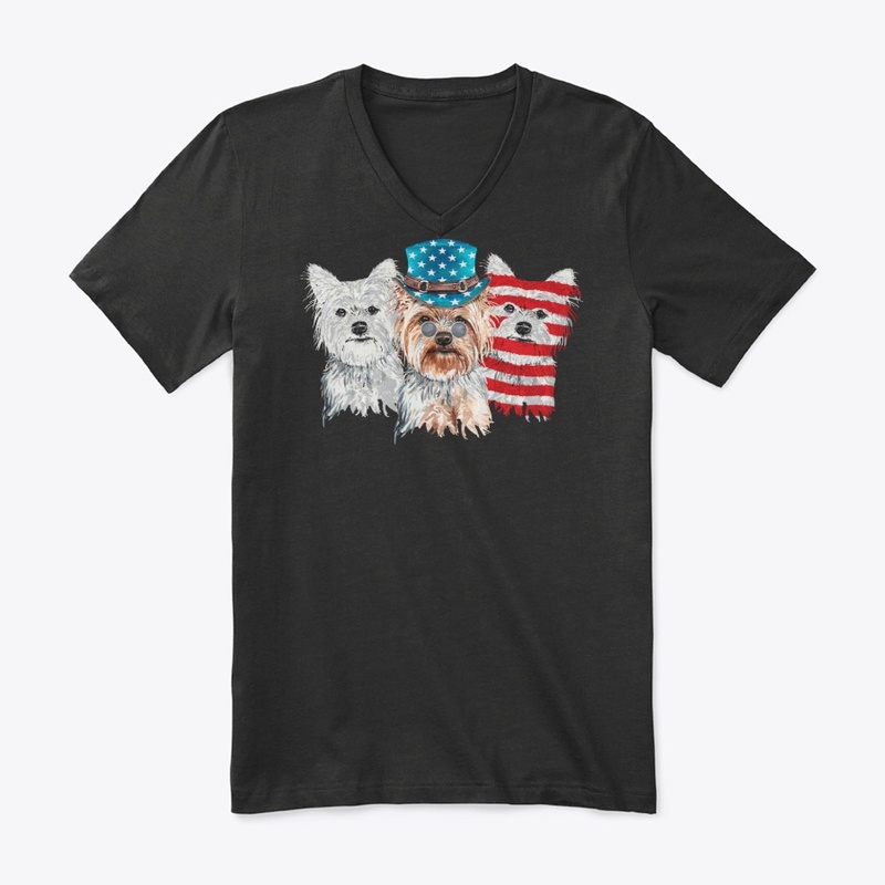 4th Of July Patriotic Yorkie Lover Gift