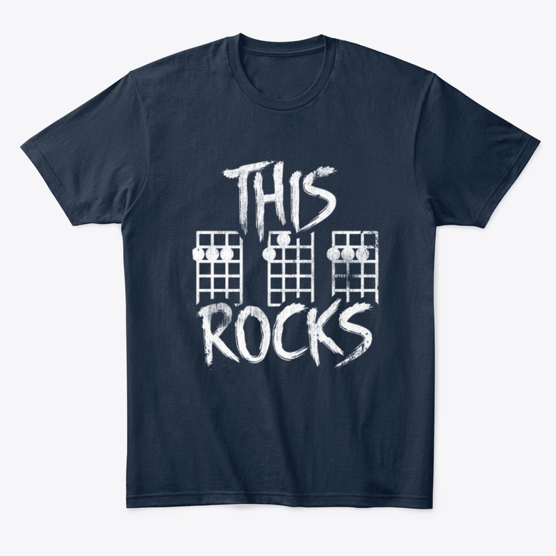 This Guitar Dad Rocks Funny T Shirt